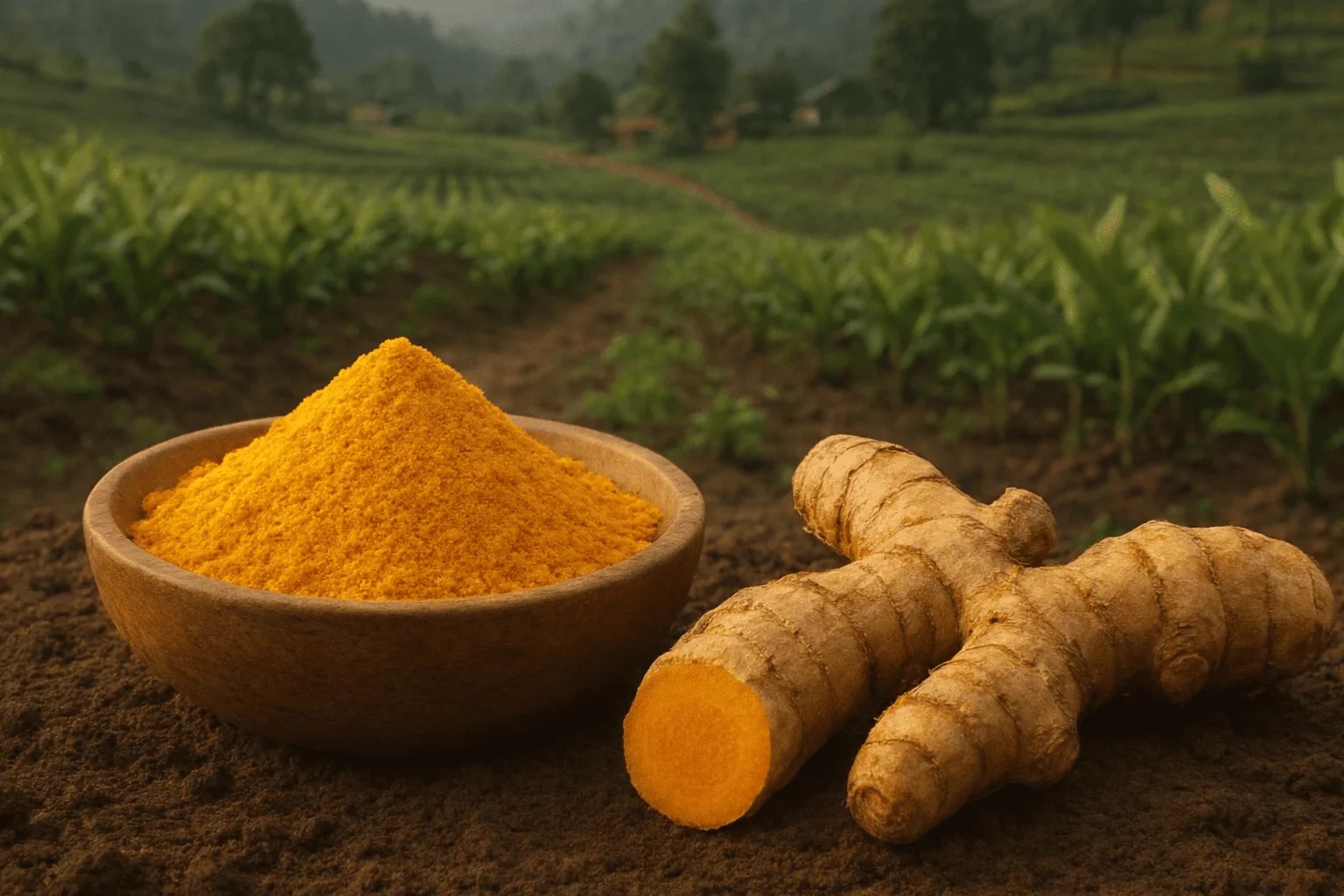 Lakadong Turmeric Powder High Curcumin Meghalaya India